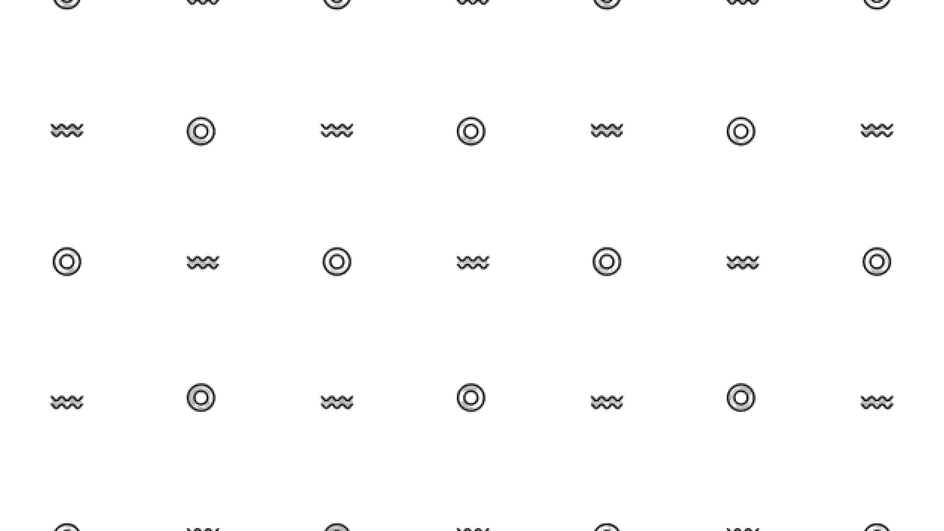Various shapes repeatedly appearing
