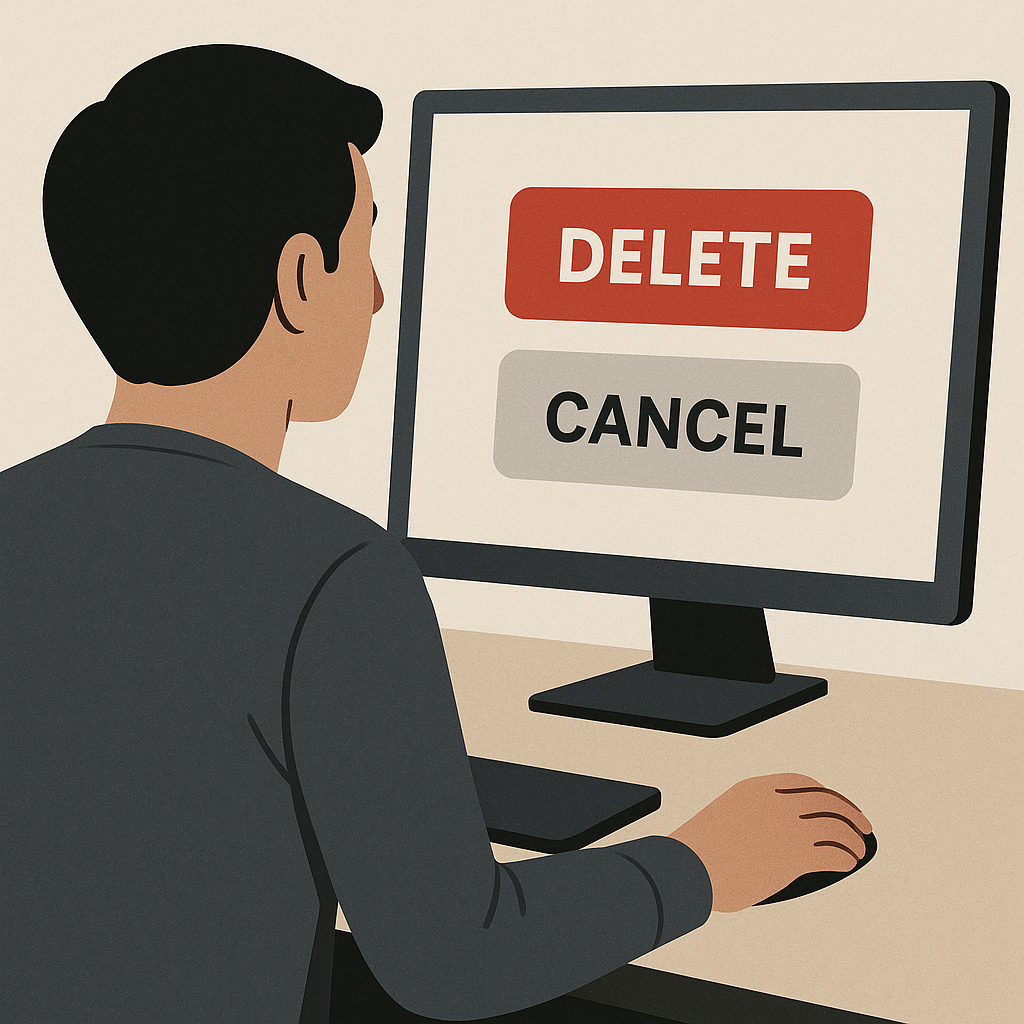 Designing Better Buttons: How To Handle Destructive Actions Designing Better Buttons: How To Handle Destructive Actions